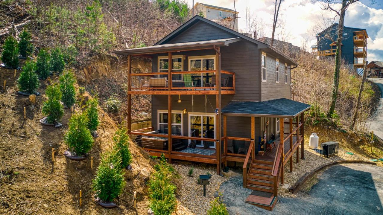 Willa Mins To Gburg Sleeps 8 Hot Tub Arcade Area Pool Gatlinburg Zewnętrze zdjęcie