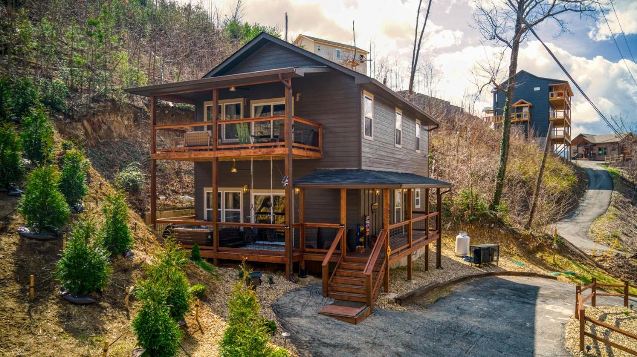 Willa Mins To Gburg Sleeps 8 Hot Tub Arcade Area Pool Gatlinburg Zewnętrze zdjęcie