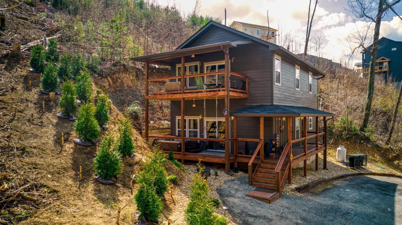 Willa Mins To Gburg Sleeps 8 Hot Tub Arcade Area Pool Gatlinburg Zewnętrze zdjęcie